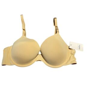 Auden Beige‎ T-Shirt Bra 36B NWT